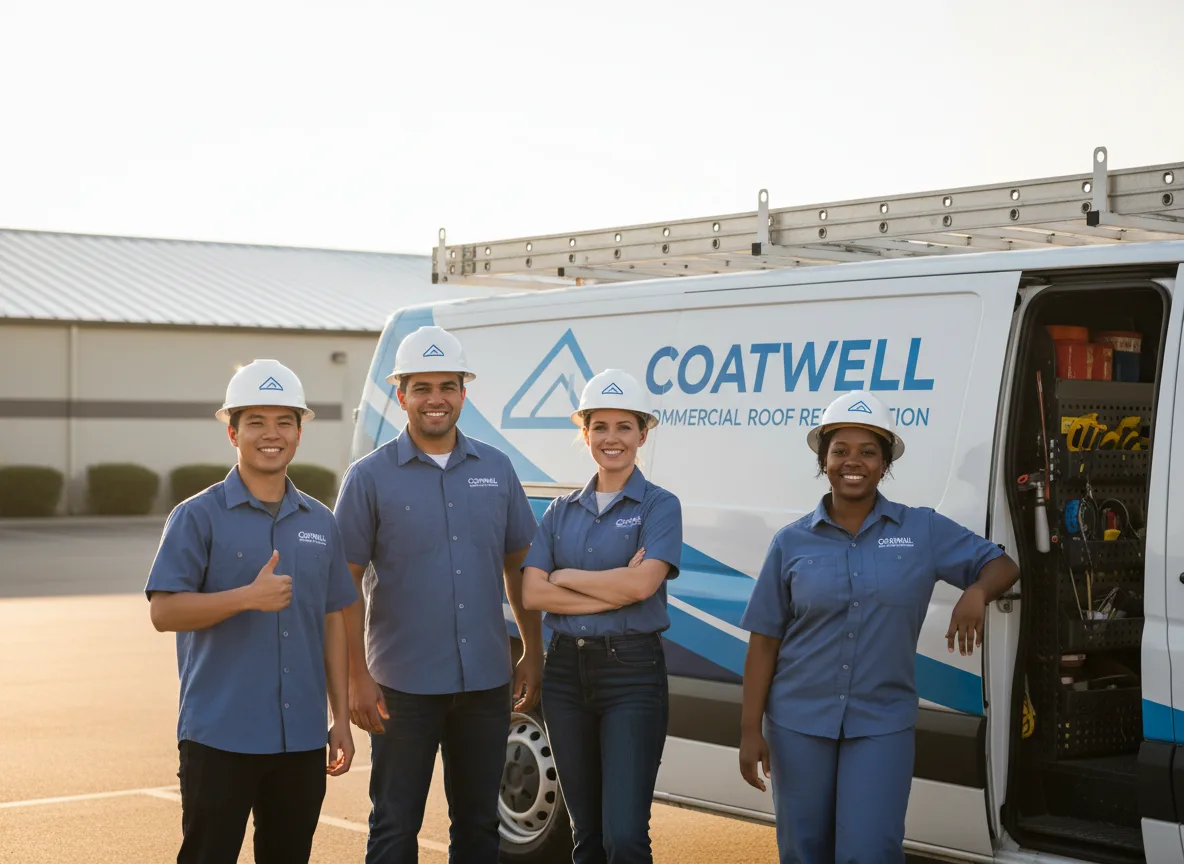 Commercial roof coating company in Farlington, KS